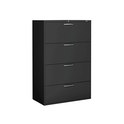 4-Drawer Mirrored Combi Wardrobe